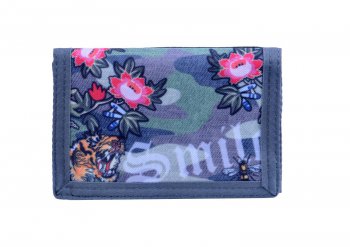 BestWay - Fabrizio Dívčí textilní peněženka na suchý zip 40243-9900 C zelená