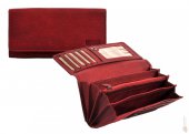 Lagen Dámská kožená peněženka V 102/W červená