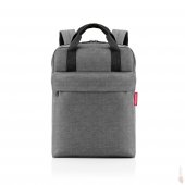 Reisenthel Batoh Allday backpack M twist silver EJ7052 šedý