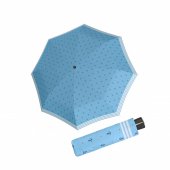 Doppler Dámský skládací deštník Fiber Mini Sailor 726465SL03-03 světle modrý