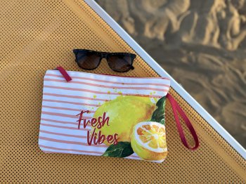 fabrizio BIKINI BAG - taštička na plavky 50406-5200 oranžová citron