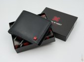 New Bags Pánská peněženka kožená černá s RFID DATA SAFE ochranou LBC-111