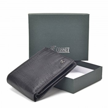 Cosset Pánská peněženka kožená 4505 KOMODO černá