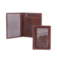 POYEM Ko�en� pouzdro na doklady 5229 hn�d�