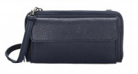 CHARM LONDON Mal� ko�en� kabelka na mobil L626-002 modr� - modern� psan��ko