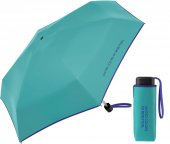 Benetton Dámský skládací deštník Ultra Mini flat Latigo Bay 56466 tyrkysový