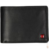 New Bags Pánská peněženka kožená černá s RFID ochranou LBC-107