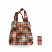 Reisenthel Skládací nákupní taška mini maxi shopper glencheck red AT3068