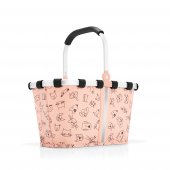 Reisenthel Dtsk nkupn kok carrybag XS kids cats and dogs rose IA3064