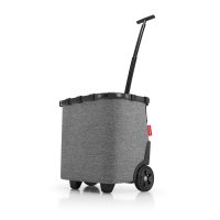 Reisenthel Moderní nákupní košík na kolečkách carrycruiser frame twist silver OE7052