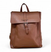MAXFLY Ko�en� batoh d�msk� 6007 hn�d� cognac