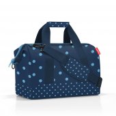 Reisenthel Cestovní taška allrounder M mixed dots blue MS4080