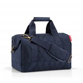 Reisenthel Allrounder M rhombus midnight gold modrá 18 l - Luxusní dámská cestovní taška MS4110