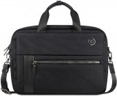 Bugatti Pracovní černá aktovka na notebook 15" Bugatti Nero 49640201