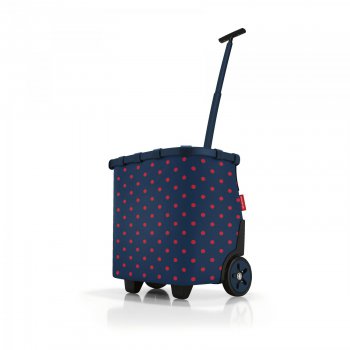 Reisenthel Moderní nákupní taška na kolečkách CARRYCRUISER frame mixed dots red OE3076
