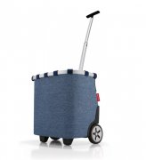 Reisenthel Moderní nákupní taška na kolečkách Carrycruiser twist blue OE4027