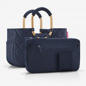 Reisenthel Loopshopper M rhombus midnight gold n�kupn� kabelka OS4111