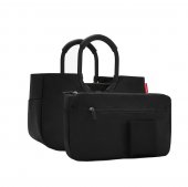 Reisenthel N�kupn� ta�ka Reisenthel loopshopper M frame black/black s vnitn�m organizerem OS7040