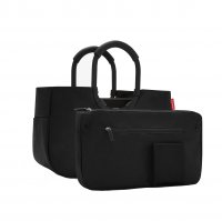 Reisenthel N�kupn� ta�ka Reisenthel loopshopper M frame black/black s vnitn�m organizerem OS7040