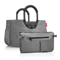 Reisenthel Men�� n�kupn� kabelka Loopshopper M twist silver OS7052