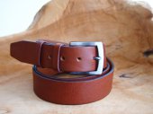 Penny Belts Pánský kožený opasek EXKLUZIV 25-R-48 světle hnědý