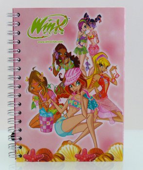 Winx Mal poznmkov blok A6 winx na pli 040650