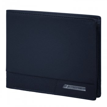 Samsonite Pánská kožená peněženka  PRO-DLX 6 144538-1615 tmavě modrá
