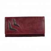 Lagen Dámská kožená peněženka 6011/T W.Red/Black