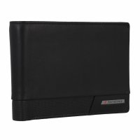 Samsonite Pánská kožená peněženka bez přihrádky na drobné PRO-DLX 6 144549-1041 SLG049 černá