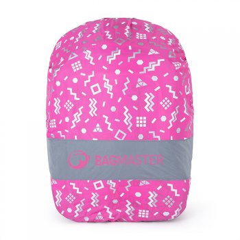 Bagmaster Pláštěnka na batoh RAIN CAPE 23 A růžová