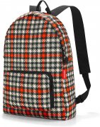 Reisenthel Dámský městský skládací batoh mini maxi rucksack glencheck red AP3068