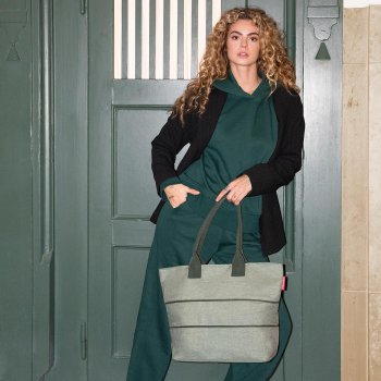 Reisenthel Elegantn nkupn taka na zip shopper e1 twist sage RJ5048