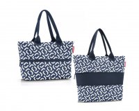 Reisenthel Elegantn nkupn kabelka na zip shopper e1 signature navy RJ4073