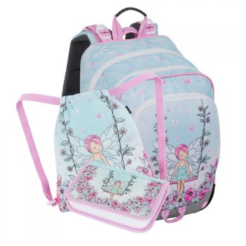 Bagmaster ALFA 25 A malý školní set pro prvňáčky – víla (batoh + penál + sáček)