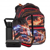 Bagmaster Velk� �koln� set DOPI 26 B Hasi�i batoh, s��ek, pen�l, box a lahev na pit�