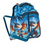 Bagmaster Mal� �koln� set LUMI 26 D batoh, s��ek a pen�l - drak, lehk� ergonomick� set pro prv���ky