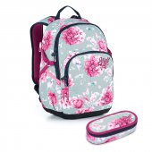 Topgal Studentsk batoh s kvtinami YOKO 21030 SET SMALL