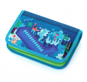 Bagmaster Klučičí školní penál BAGMASTER CASE ALFA 21 B BLUE/GREEN