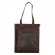Hide &amp; Stitches Velká kožená hnědá kabelka Hide & stitches columbia shopper  20564-006
