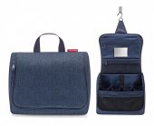 Reisenthel Velká kosmetická taška Reisenthel toiletbag XL herringbone dark blue WO4113