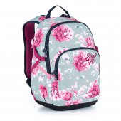 Topgal Studentský batoh s květinami YOKO 21030